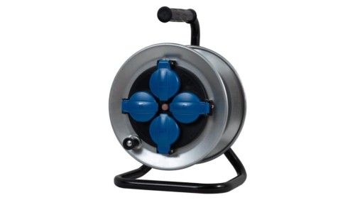 Rozgałęźnik na bębnie metalowym MINI-210 4x230V IP44 + termik