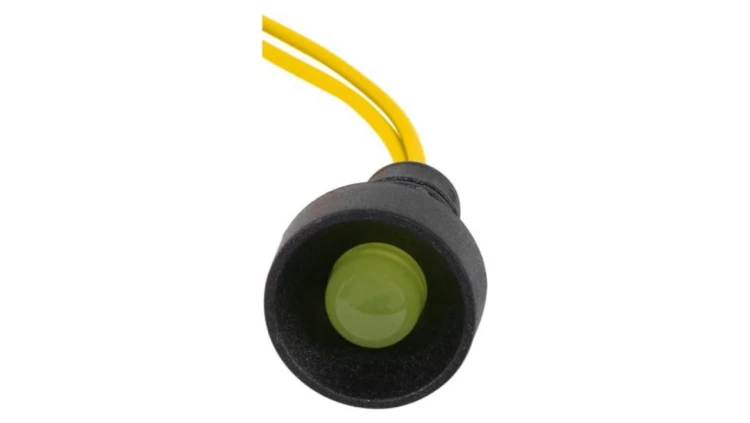 Kontrolka diodowa fi 10mm, 24V żółta/yellow