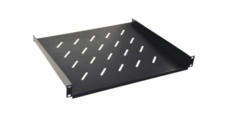 Półka stała 19cali 1U głębokość 400mm V RAL9004