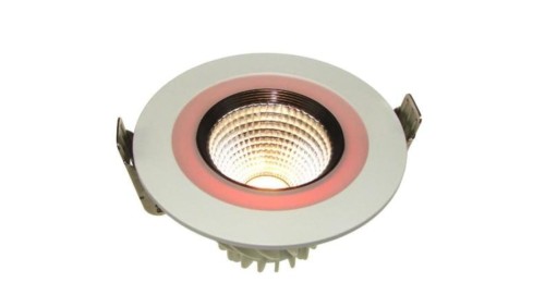 Downlight LED COB CALON 7W+3W biały ciepły+czer-