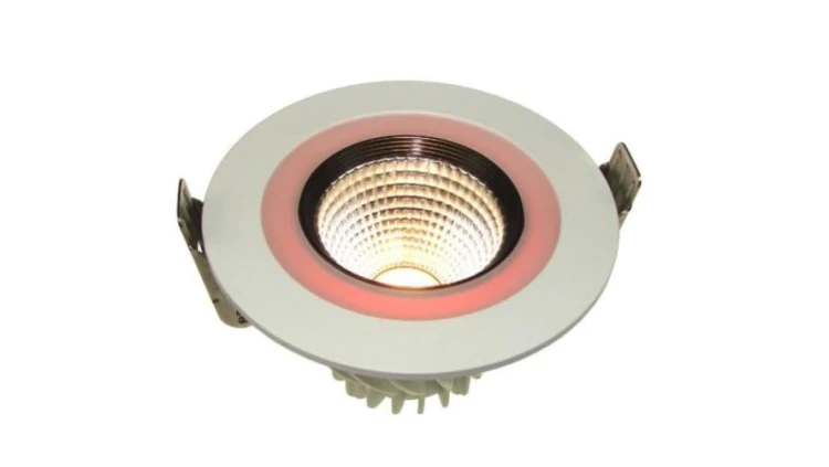 Downlight LED COB CALON 7W+3W biały ciepły+czer-
