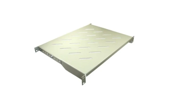 Półka regulowana 19cali 1U głębokość 350mm V RAL7035