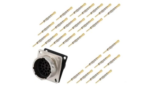 RT0W01626PNH-K Złącze okrągłe gniazdo kołnierz (4 otwory),na panel 26PIN