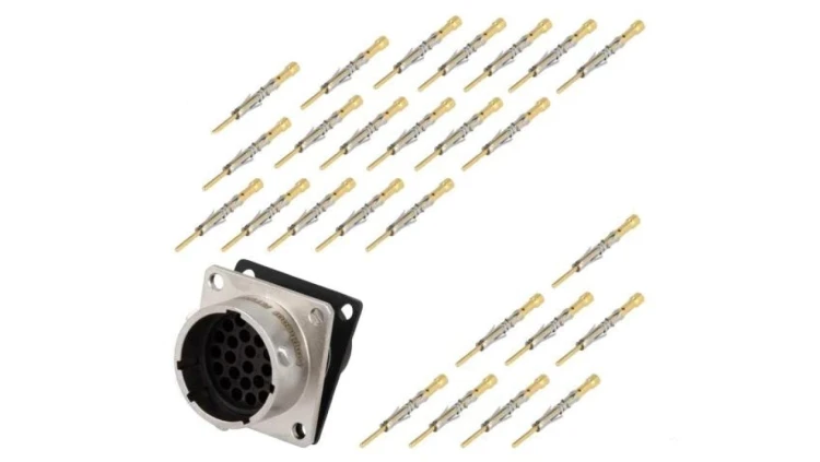 RT0W01626PNH-K Złącze okrągłe gniazdo kołnierz (4 otwory),na panel 26PIN
