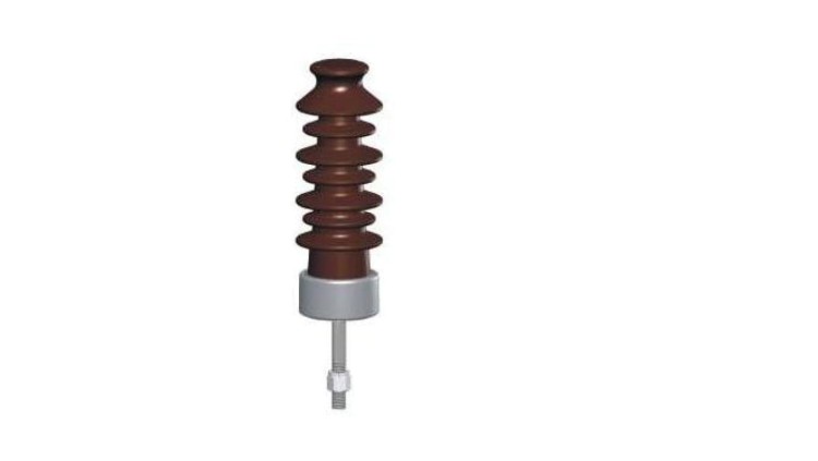 Izolator liniowy Lapp Insulators stojący LWP 8/24P M24X140 brąz siarka