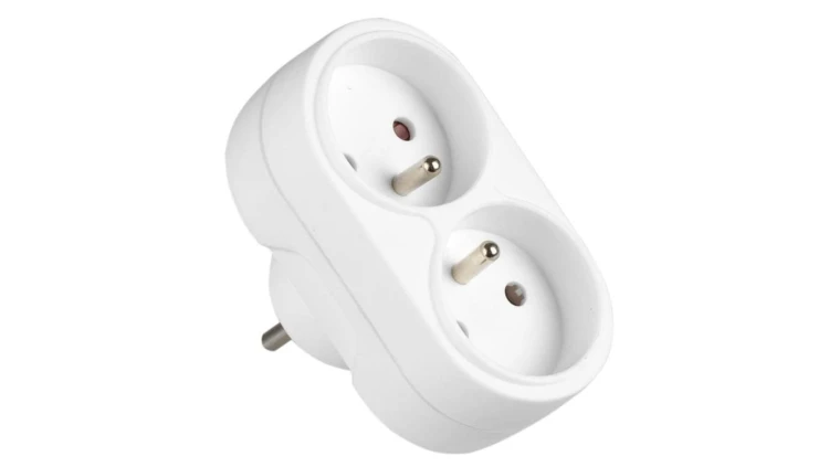 Rozgałęźnik sieciowy 2x 2P+0 3500W 230V VA0131 VAYOX