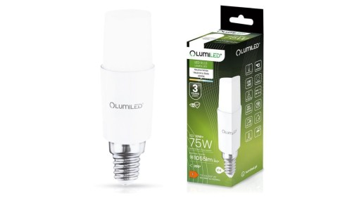 Żarówka LED E14 10W = 75W 1055lm 4000K Neutralna Stick LUMILED