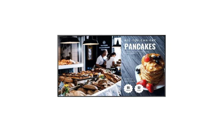 Monitor LED 65” 4K UHD Digital Signage do pracy 24/7 z wbudowanym Androidem i systemem CMS w chmurze NSD-6501Q