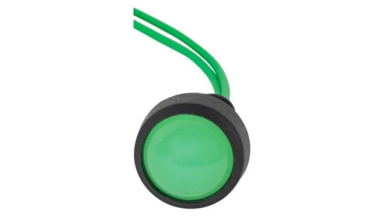 Kontrolka diodowa fi 20mm, 230V zielona/green