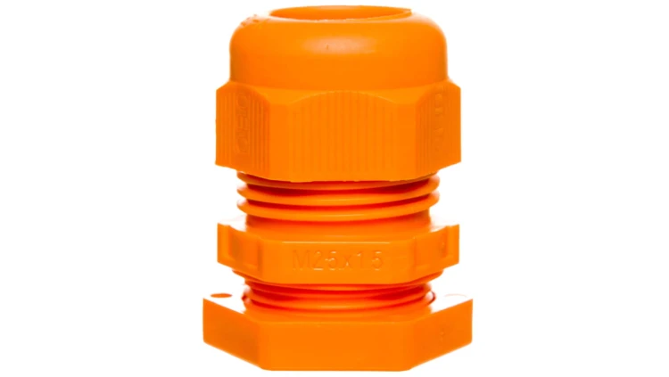 Dławnica kablowa poliamidowa M25 IP68 V-TEC VM25+ OR pomarańczowa 7205663 /10 szt./