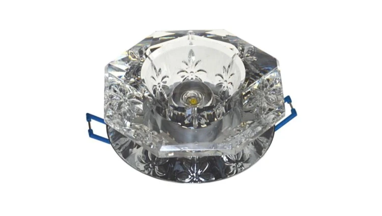 Downlight LED kryształ 9 1*3W biały zimny