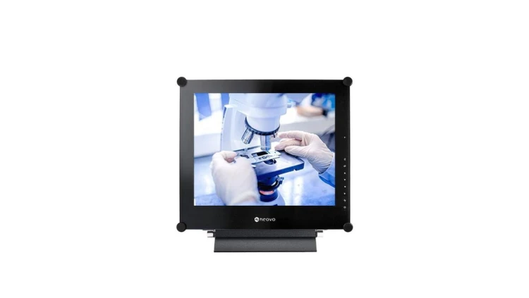 Monitor LED 17” w metalowej obudowie, z hartowanym szkłem optycznym, do pracy 24/7 CCTV, przód IP22 X-17E