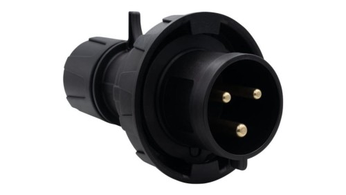 Wtyczka przemysłowa - przenośna 32A 3p 200V-250V /FE/ IP67 czarna