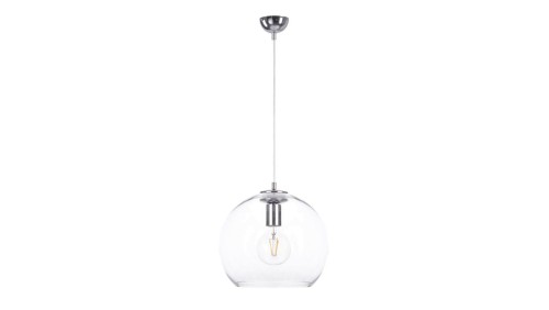 Lampa wisząca nowoczesna 1xE27 NOE SILVER
