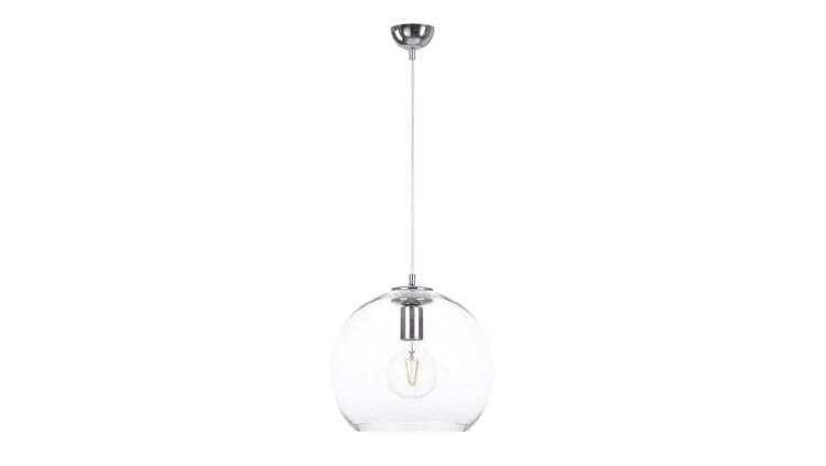 Lampa wisząca nowoczesna 1xE27 NOE SILVER