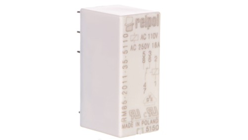 Przekaźnik miniaturowy 1P 16A 110V AC PCB RM85-2011-35-5110 604654 /20szt./
