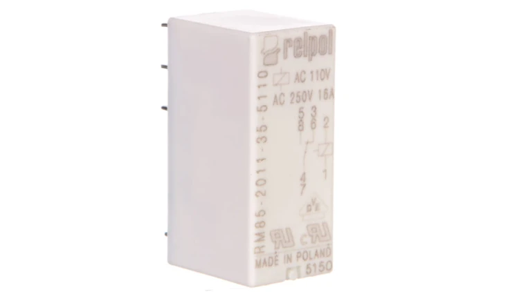 Przekaźnik miniaturowy 1P 16A 110V AC PCB RM85-2011-35-5110 604654 /20szt./