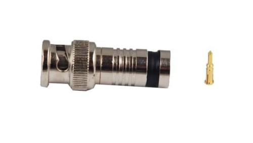 Wtyk BNC kompresowany na RG6 op/10