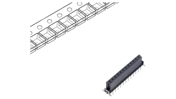 15620122701333 Złącze: płytka-płytka żeńskie, P12 har-flex Power THT