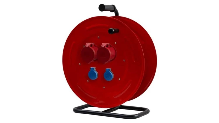 Rozgałęźnik na bębnie metalowym MAKARA-460 2x16A 5p, 2x230V IP44