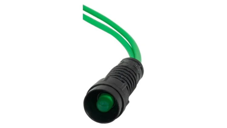 Kontrolka diodowa fi 5mm, 230V zielona/green
