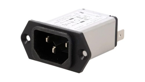 5110.0633.1Złącze zasilające AC gniazdo męskie 6A 250VAC IEC 60320 5110