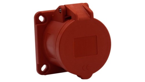 Gniazdo tablicowe proste 16A 5p /FE/ IP44