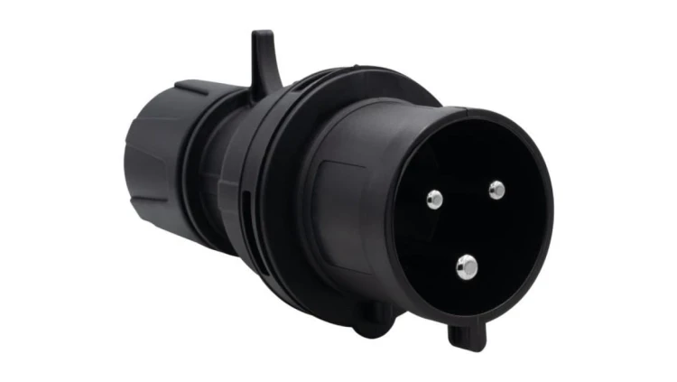 Wtyczka przemysłowa-przenośna 32A 3p 200V-250V /FE/ IP44 czarna