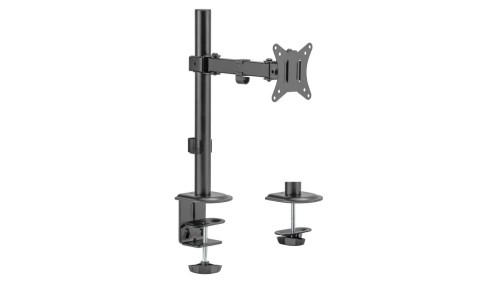 Uchwyt biurkowy do monitora LCD Maclean, pojedyncze ramię, VESA 75x75 oraz 100x100, 17-32, 9kg, MC-572N