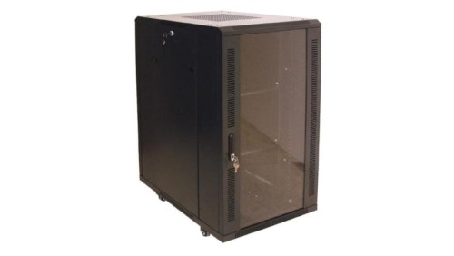 Szafa 19cali stojąca 32U 600x600 BETA RAL9004 szkło