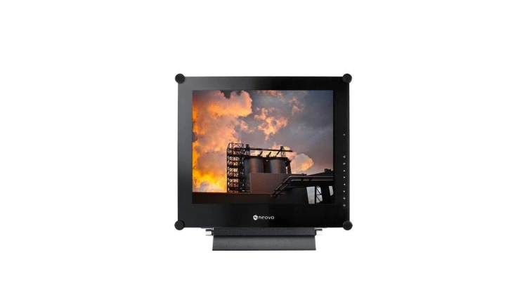 Monitor LED 17” w metalowej obudowie, z hartowanym szkłem optycznym, do pracy 24/7 CCTV SX-17G