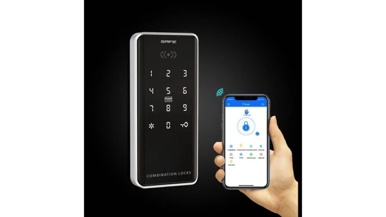Elektroniczny zamek do szafek SmartLock RC CABINE 2 (13,56Mhz Mifare, kod PIN, Bluetooth)