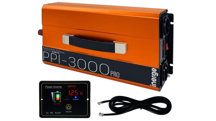 Przetwornica napięcia Maximus PPI-3000 PRO 12VDC/230VAC 3000VA/1500W Inerge