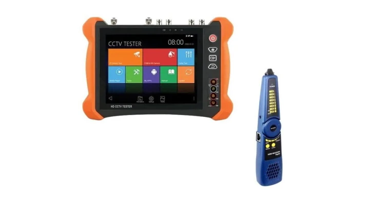 Wielofunkcyjny 8-calowy tester CCTV do kamer HDTVI, HDCVI, AHD, CVBS i IP (4K) z wbudowanym akumulatorem SF-TESTER8-5N1-4K