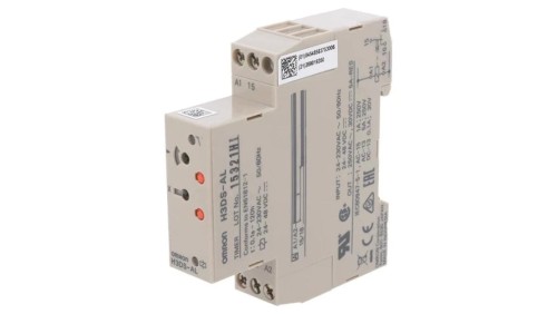 H3DS-AL Przekaźnik czasowy o zakresie zliczania 0,1s÷120h, wyjściu typu SPDT, napięciu zasilania 24÷230VAC