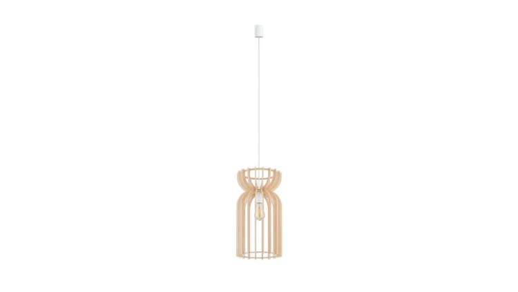 Lampa wisząca KYMI A Naturalne drewno 10570 Nowodvorski