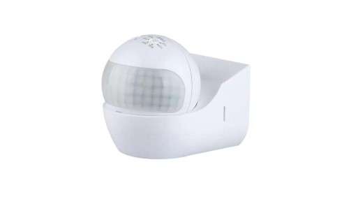 Czujnik ruchu detektor PIR okrągły 400W 180st. IP44 natynkowy biały V-TAC VT-8028-W