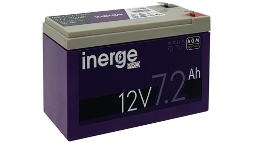Akumulator AGM 12V 7.2Ah INERGE PRO