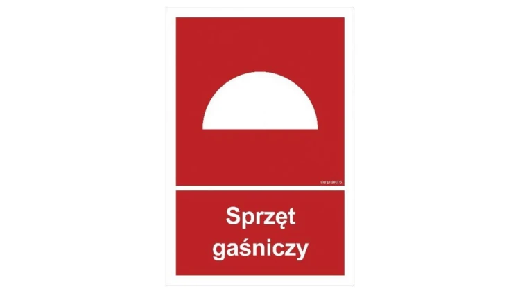 ZNAK - BB024 Przeciwpożarowy wyłącznik prądu kotłowni 50 x 74 cm KS - Folia podłogowa foto.