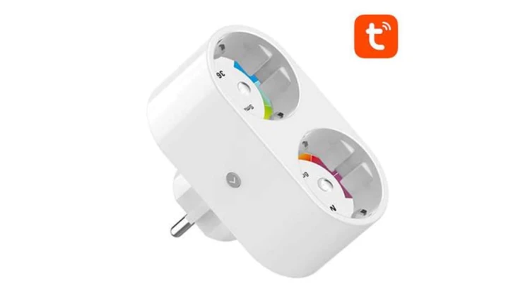 Podwójne inteligentne gniazdko WiFi Gosund SP211 3500W, Tuya