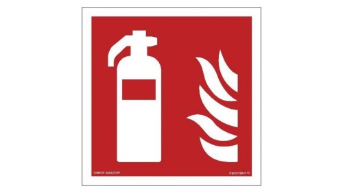 ZNAK - BC145 Przeciwpożarowy wyłącznik prądu instalacji PV 50 x 74 cm KS - Folia podłogowa foto.