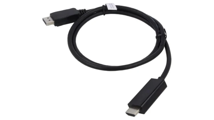 AK-340303-020-S Kabel DisplayPort 1.2 DisplayPort wtyk z obu stron 2m czarny