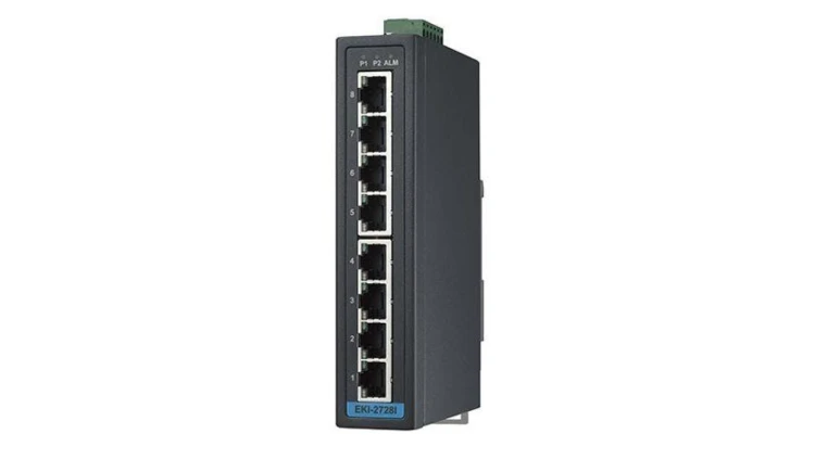 Gigabitowy przemysłowy switch ethernetowy - 8 portów 10/100/1000Mbps EKI-2728-D