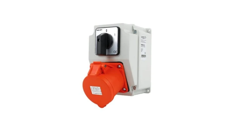 Zestaw siłowy NBOX-Z.2 gniazdo 32A 5P wyłącznik krzywkowy 0-1 3735702