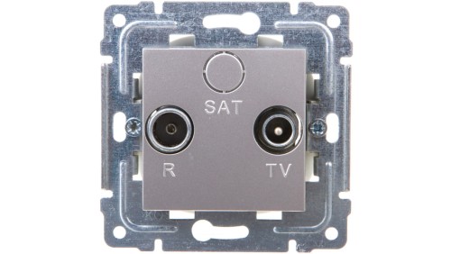 DANTE Gniazdo antenowe RTV końcowe inox 454173