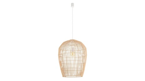Lampa wisząca HAITI L klosz bambus Naturalne drewno 11165 Nowodvorski