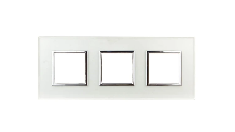 DANTE Ramka potrójna szkło PERL GLASS 4504183