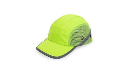 Czapka Ochronna LEKKI KASK BUMPCAP z Siateczką HEŁM Żółta