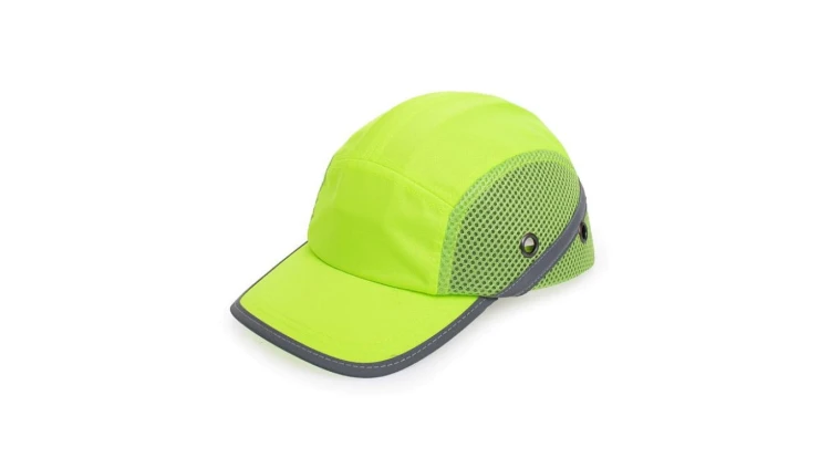 Czapka Ochronna LEKKI KASK BUMPCAP z Siateczką HEŁM Żółta