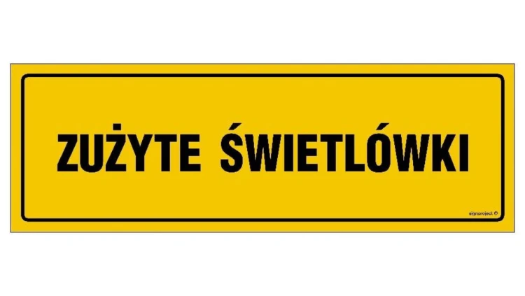 ZNAK - NC125 Badania techniczne ważne do ......... 20 x 10 cm BN - Płyta żółta 0,6mm